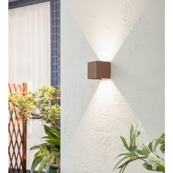 Lindby led buitenwandlamp nivar