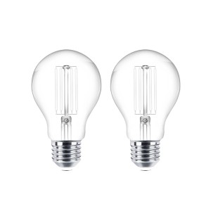 Lindby LED filament lamp E27 set van 2 7W 806 lm helder 2.700K