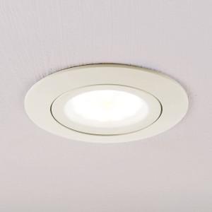 Lindby LED inbouwspot Andrej, rond, crèmewit