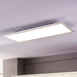 Lindby LED paneel Livel, 4.000 K, 80 cm x 30 cm, aluminium