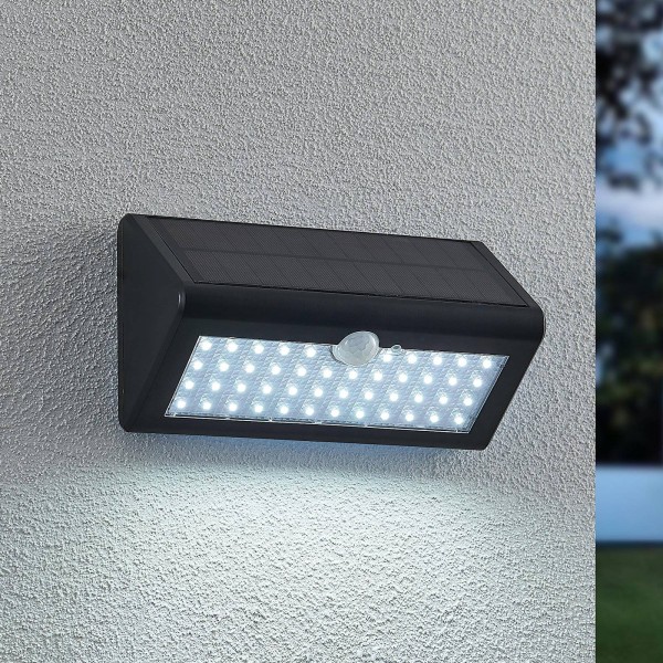 Lindby ladiro led solar buitenwandlamp met sensor