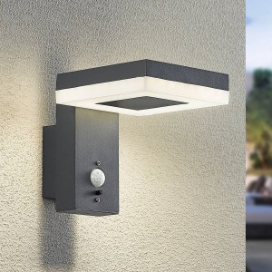 Lindby Laira LED solar buitenwandlamp, 15,5 cm