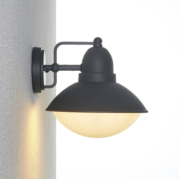 Lindby medolin buitenwandlamp donkergrijs 3