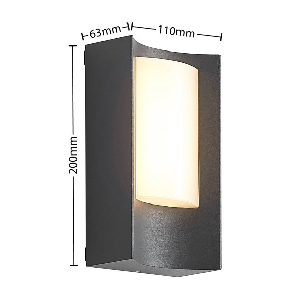 Lindby olega led buiten wandlamp 2