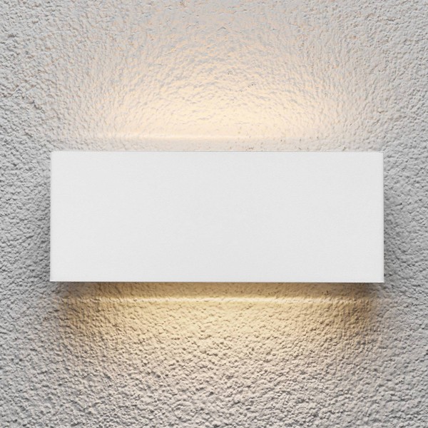 Lindby safira led buitenwandlamp in het wit 2