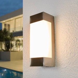 Lindby Severina – LED wandlamp van roestvrij staal