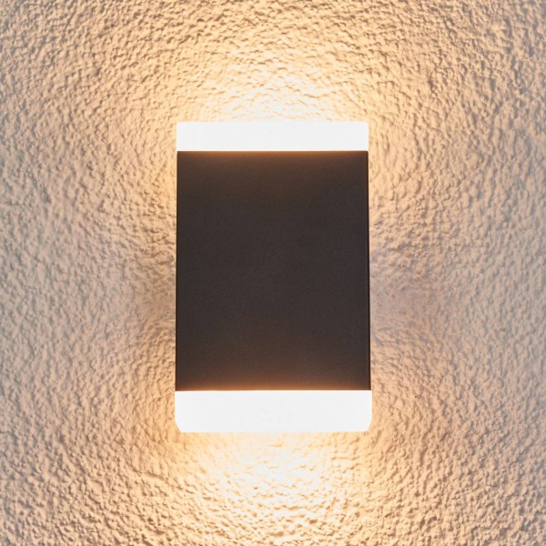 Lindby tijdloze led buitenwandlamp aya voor buiten ip44 2