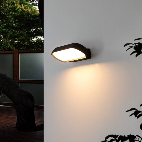 Lucande badriya led buitenwandlamp