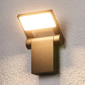 Lucande Beweeglijke LED outdoor wandlamp Marius