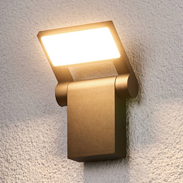 Lucande beweeglijke led outdoor wandlamp marius