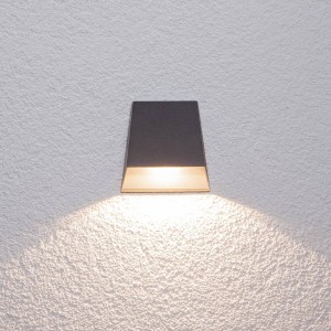 Lucande Breedstralende buitenwandlamp Hanno met led