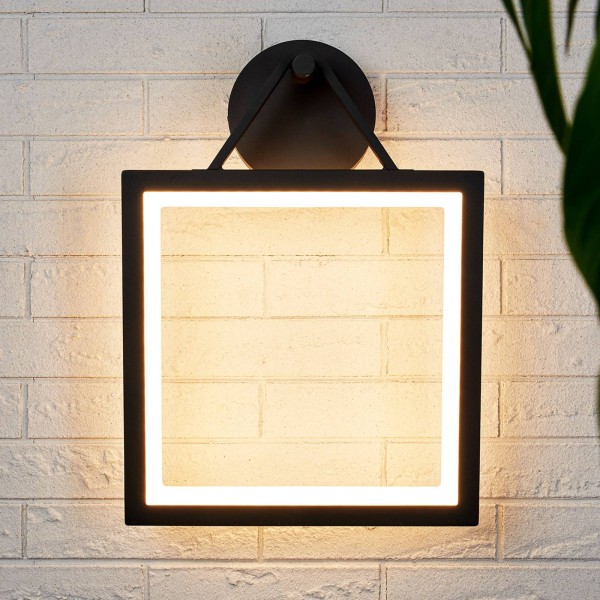 Lucande framevormige led buitenwandlamp mirco