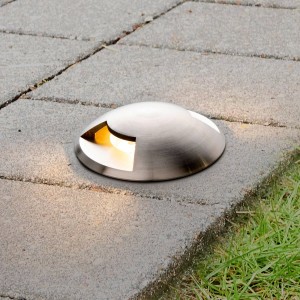 Lucande Grondspot inbouwlamp Helene voor buiten met LEDs