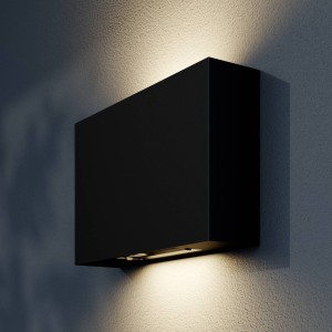 Lucande LED buitenwandlamp Isalie in donkergrijs