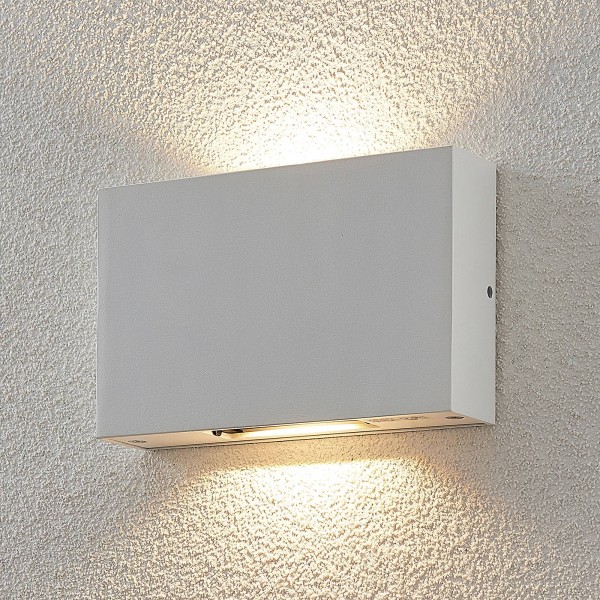 Lucande led buitenwandlamp katla van aluminium