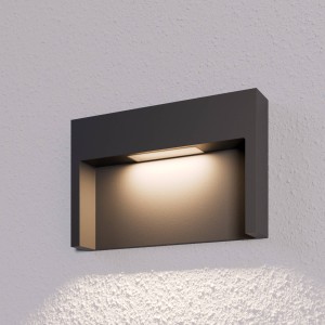 Lucande Mitja buitenwandlamp met led voor inbouw, IP65