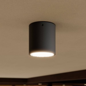 Lucande Ronde LED-plafondspot Meret voor buiten, IP54