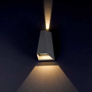 Lucande Tweevoudig schijnende led-buitenwandlamp Jendrik