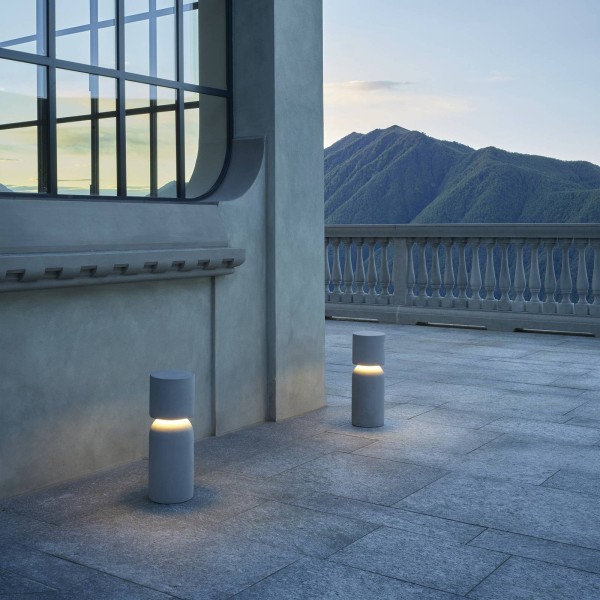 Luceplan nui a led terraslamp van beton dali 1