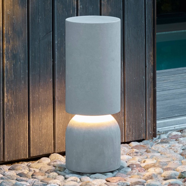 Luceplan nui b led terraslamp van beton dali