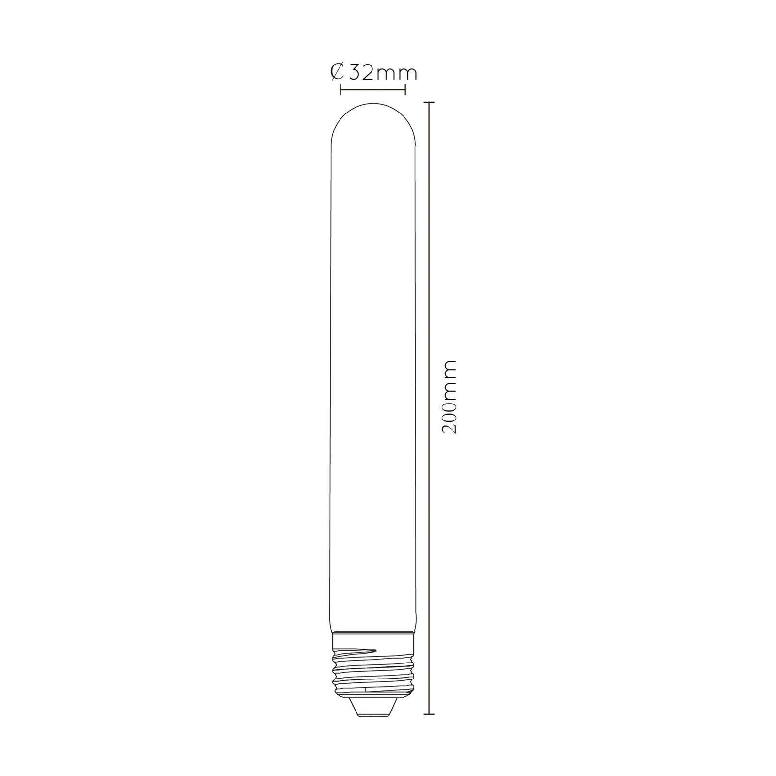 Lucide led lamp e27 buis t32 5w 2. 200k dimbaar 20cm