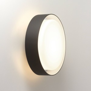 MARSET Plaff-on! Buitenwandlamp, IP54, Ø33cm