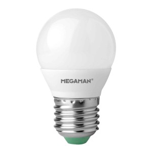 MEGAMAN LED lamp E27 Miniglobe 5.5W, warmwit