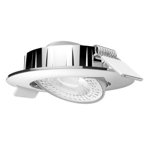 MEGATRON LED inbouwlamp Slimo, draaibaar, chroom