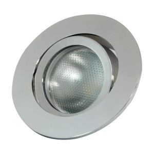 MEGATRON LED inbouwspot GU10.3, rond, zilver