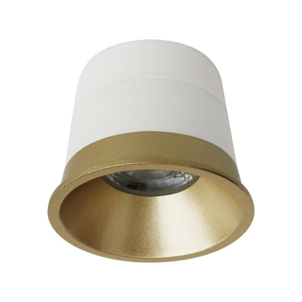 Megatron led module koin flex dimbaar gu10 4. 9w bovenste ring goud