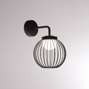 Molto Luce Boho LED wandlamp IP65 met kooikap