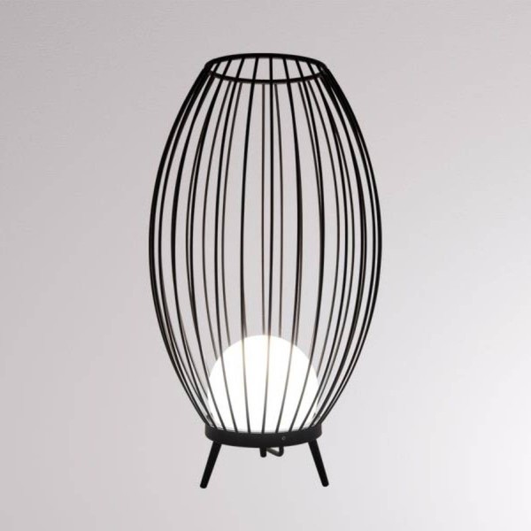 Molto luce boho buiten-vloerlamp ip54 met kooikap