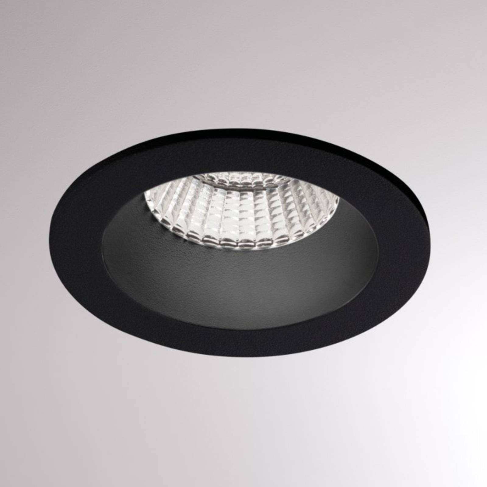 Molto luce inbouwspot chicco round 7w 30° 3. 000k zwart