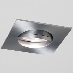 Molto Luce LED inbouwspot Agon Square aluminium 3.000K 40°