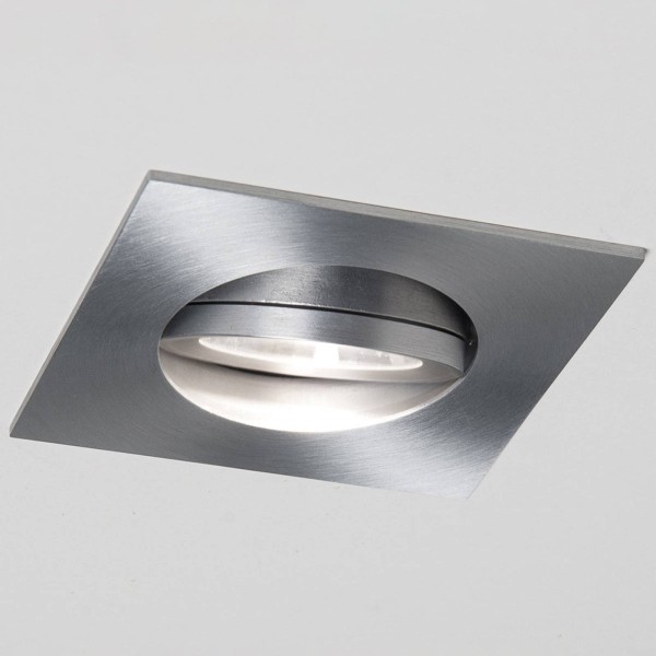 Molto luce led inbouwspot agon square aluminium 3. 000k 40°