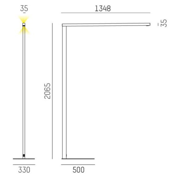 Staande lampen kantoor