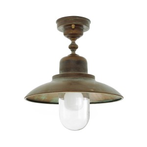 Moretti Luce Hoogwaardige plafondlamp Turino van messing – IP44