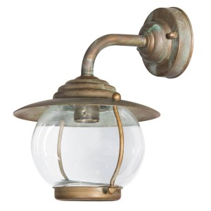 Moretti Luce Olivia – ronde buitenwandlamp IP44