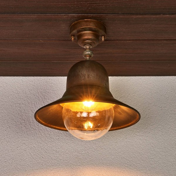 Moretti luce plafondlamp marquesa van messing voor buiten 2