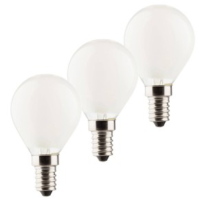 Müller-Licht LED druppellamp E14 3W 2.700K 3 per set 470lm mat