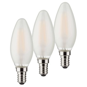 Müller-Licht LED kaars E14 4W 2.700K 3 per set 470lm mat