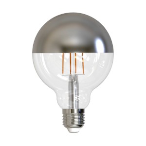 Müller-Licht Müller licht LED bol E27 9W 927 kopspiegel zilv