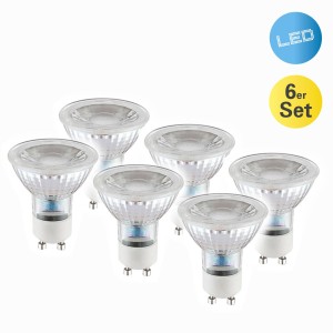 Näve LED reflector GU10 4,6W 450lm warmwit 6 per set