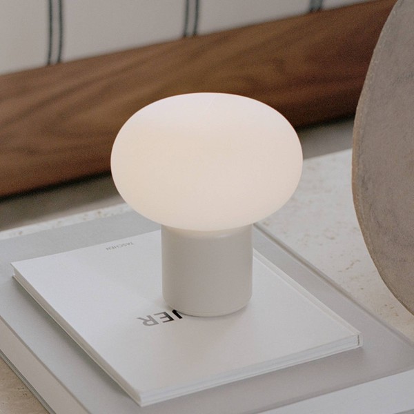 New works karl johan accu lamp ip65 light grey 2