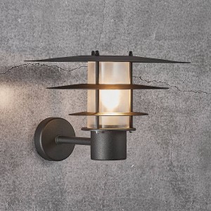 Nordlux Buitenwandlamp Bastia zwart Ø 35 cm