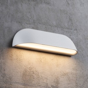 Nordlux LED buitenwandlamp voorzijde 26, wit