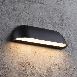 Nordlux LED buitenwandlamp voorzijde 26, zwart