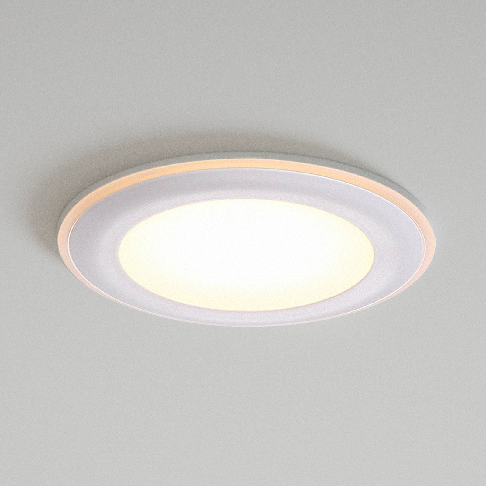 Nordlux led plafond inbouwlamp elkton, ø 8 cm