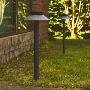 Nordlux LED tuinpadverlichting Justina, bewegingsmelder, antraciet