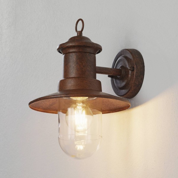 Orion buitenwandlamp leonie vintage-bruin